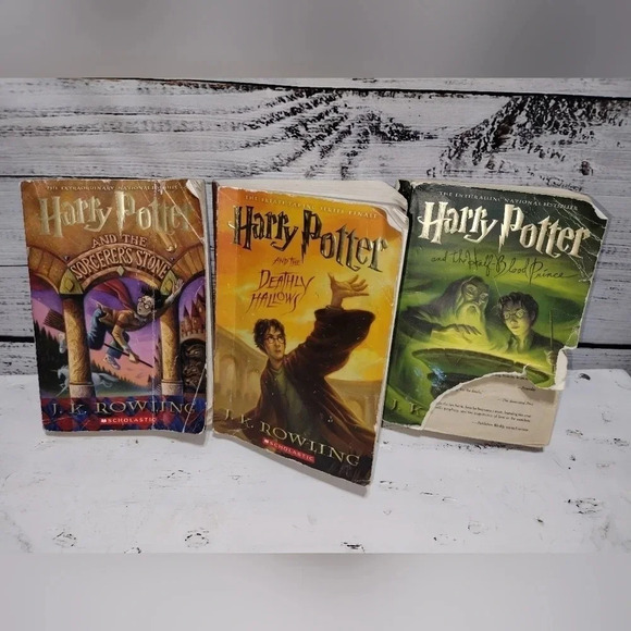 Harry Potter Lot Professor Dumbledore Books 1,‎ 6, 7 - Picture 3 of 9